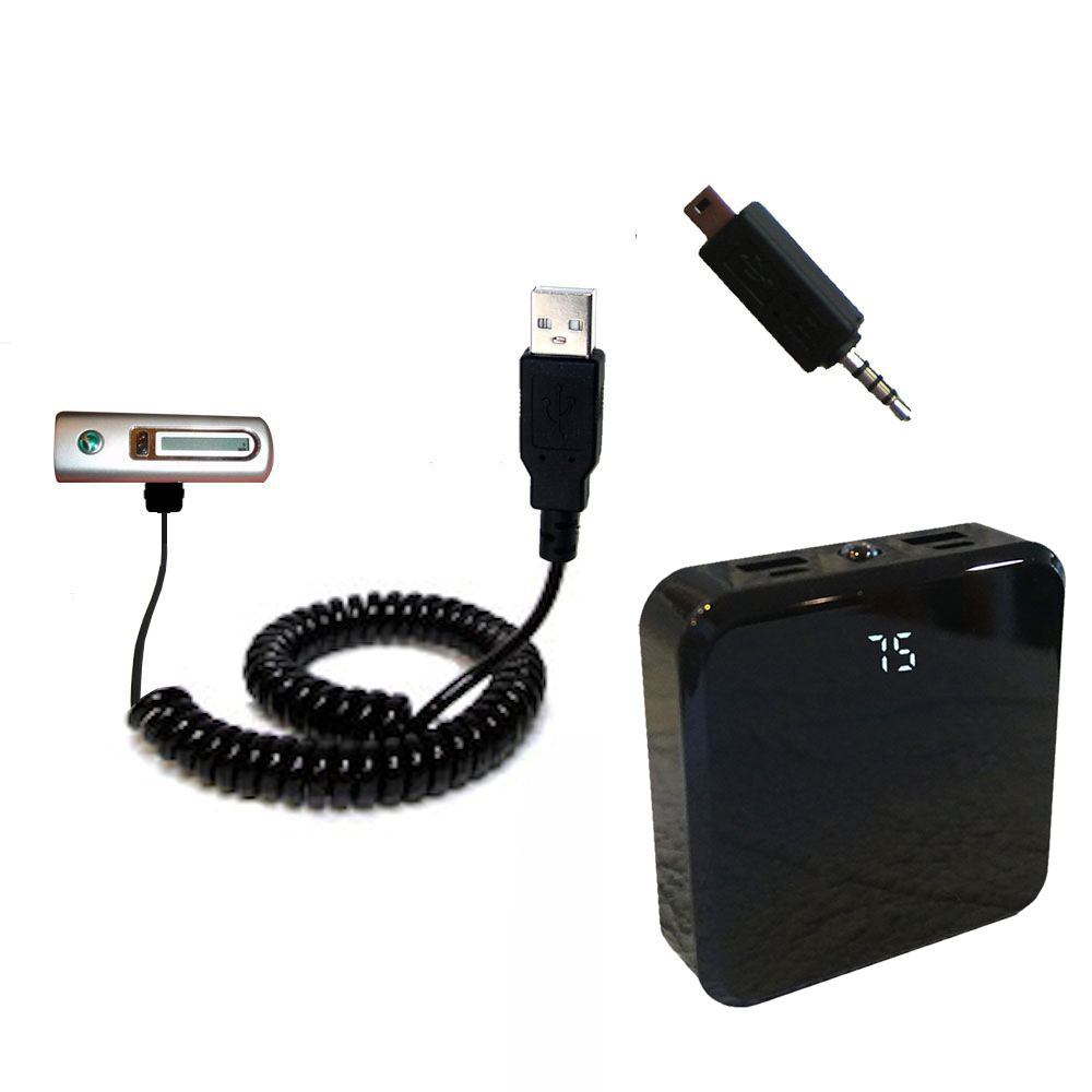 Rechargeable Pack Charger compatible with the Sony Ericsson Bluetooth Headset HBH-200