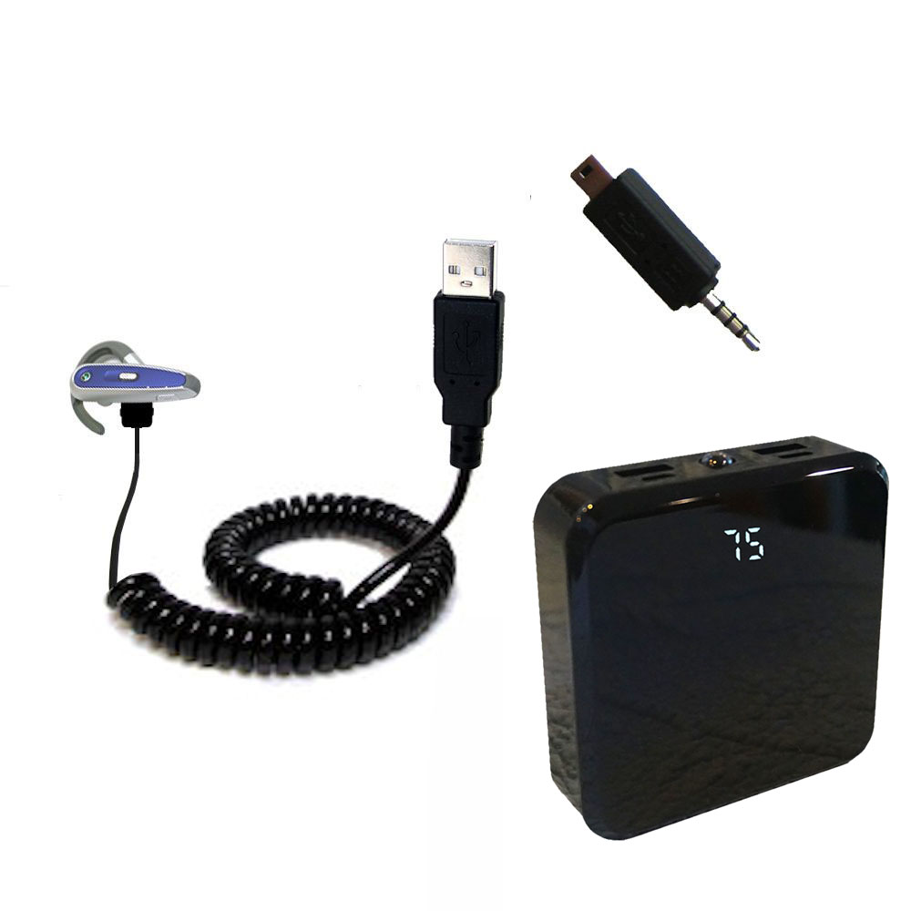 Rechargeable Pack Charger compatible with the Sony Ericsson Bluetooth Headset HBH-602