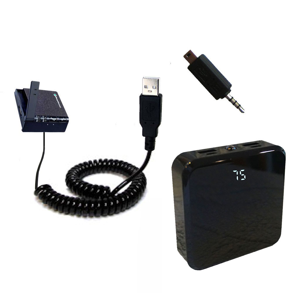Rechargeable Pack Charger compatible with the Sony Ericsson HCB-100E