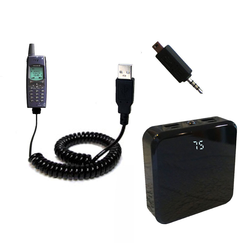 Rechargeable Pack Charger compatible with the Sony Ericsson R380 WORLD
