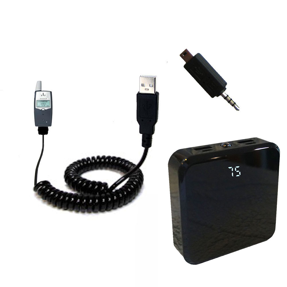 Rechargeable Pack Charger compatible with the Sony Ericsson T39 T39m
