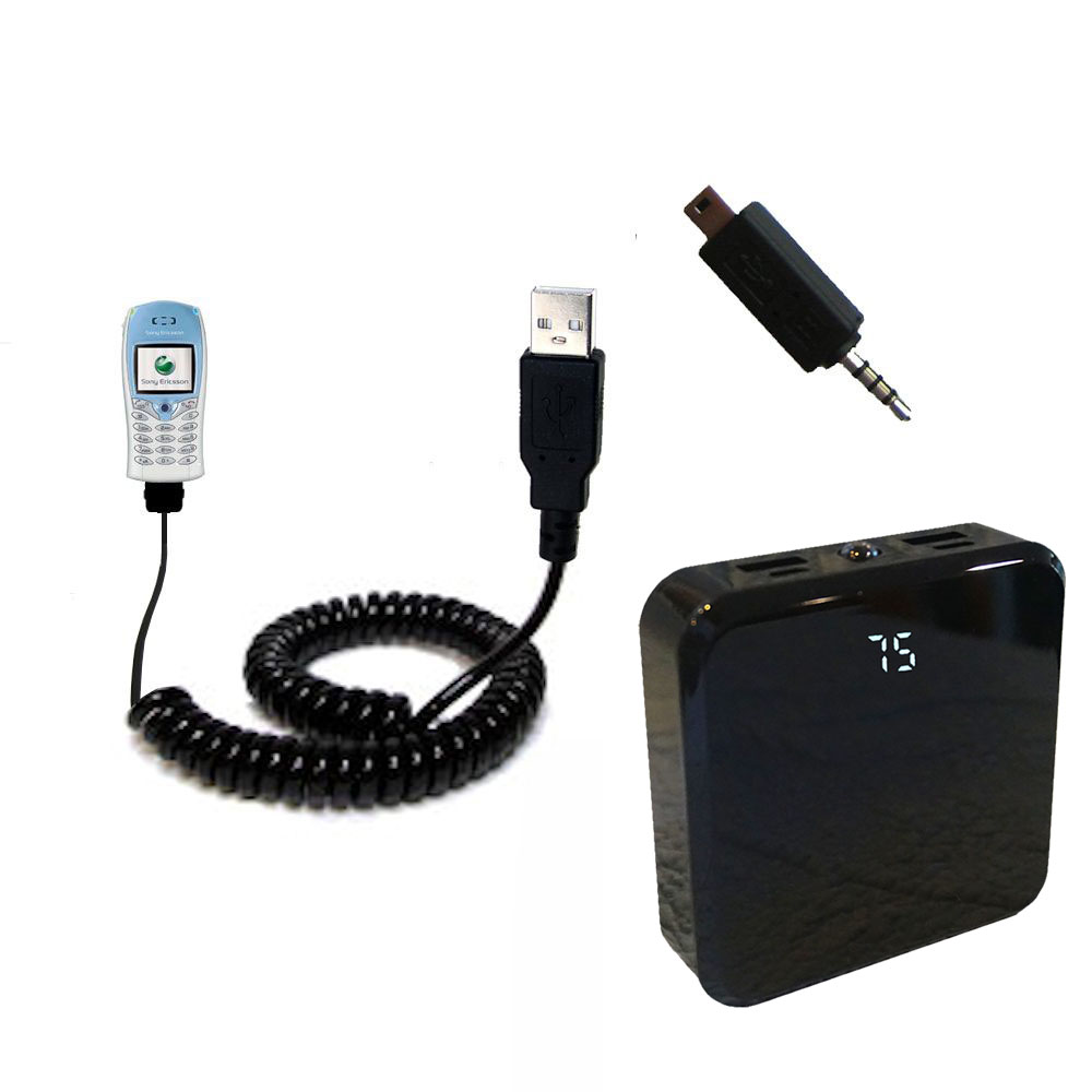 Rechargeable Pack Charger compatible with the Sony Ericsson T68 T68m