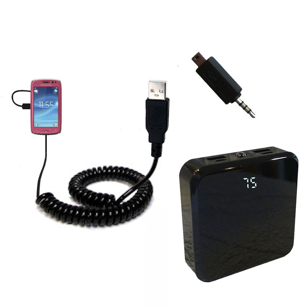 Rechargeable Pack Charger compatible with the Sony Ericsson txt Pro