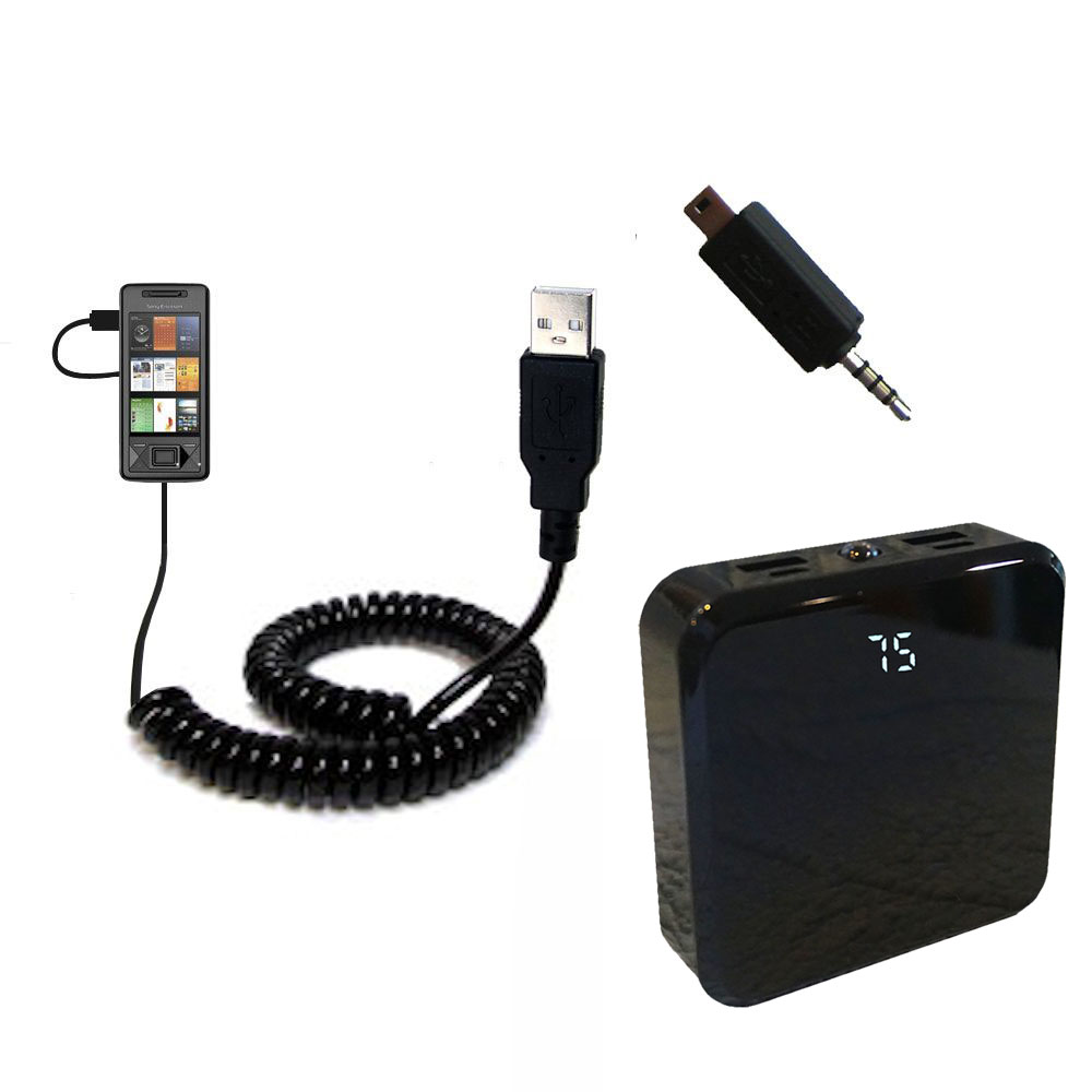 Rechargeable Pack Charger compatible with the Sony Ericsson Xperia X1