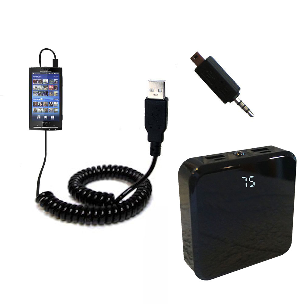 Rechargeable Pack Charger compatible with the Sony Ericsson Xperia X10