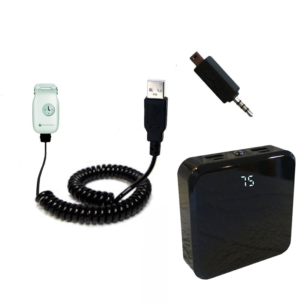 Rechargeable Pack Charger compatible with the Sony Ericsson Z200