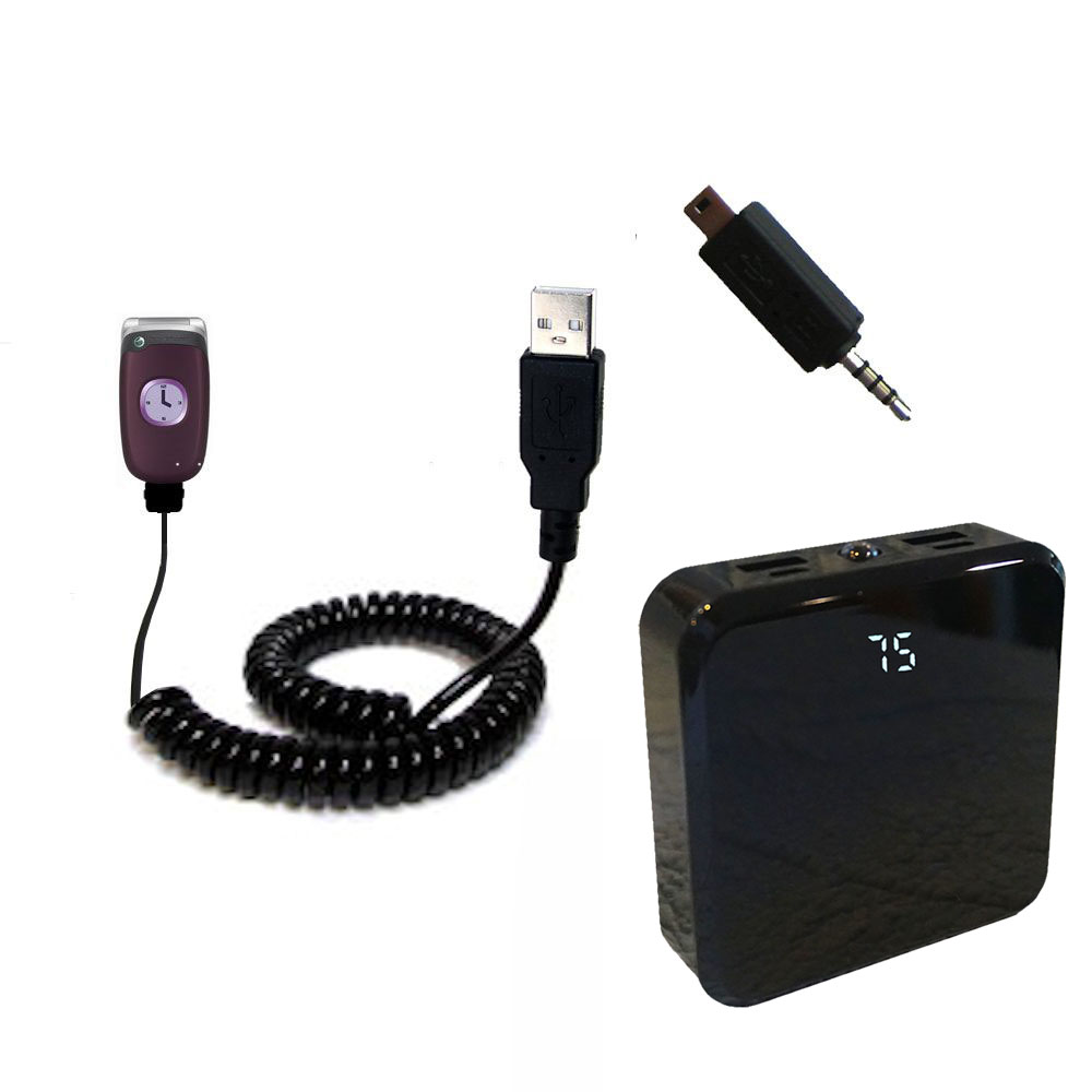 Rechargeable Pack Charger compatible with the Sony Ericsson Z300c