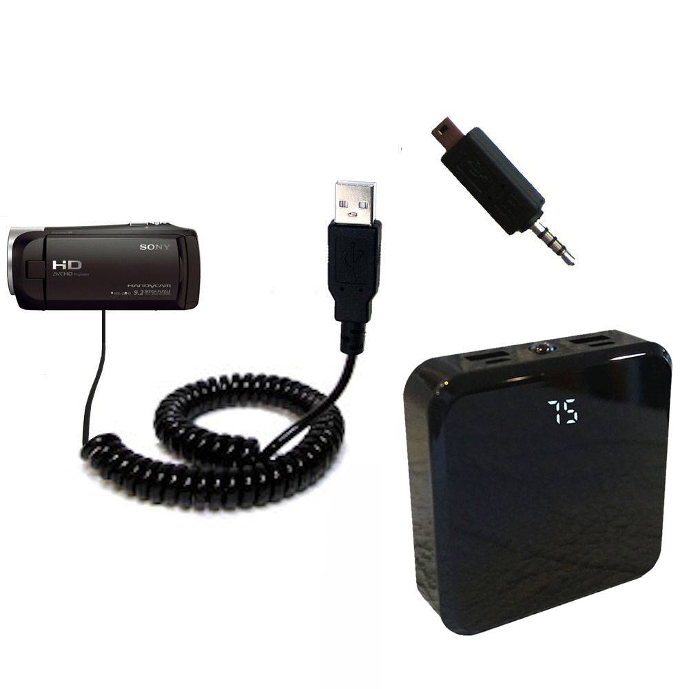 Rechargeable Pack Charger compatible with the Sony HDR-CX240