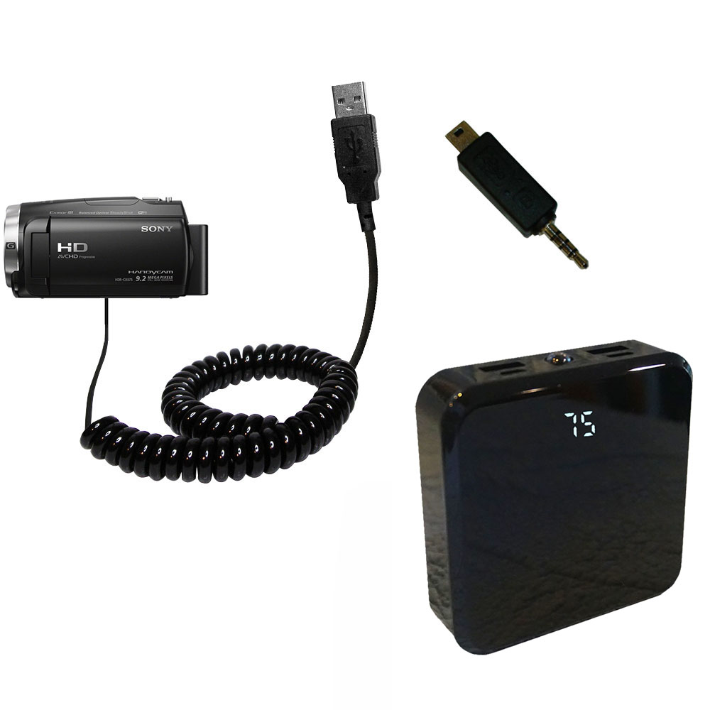 Rechargeable Pack Charger compatible with the Sony HDR-CX675 / CX675