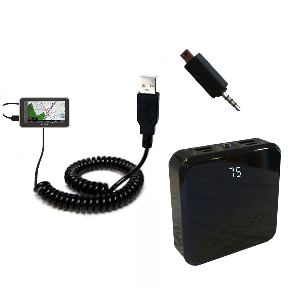 Rechargeable Pack Charger compatible with the Sony Nav-U NV-U73T