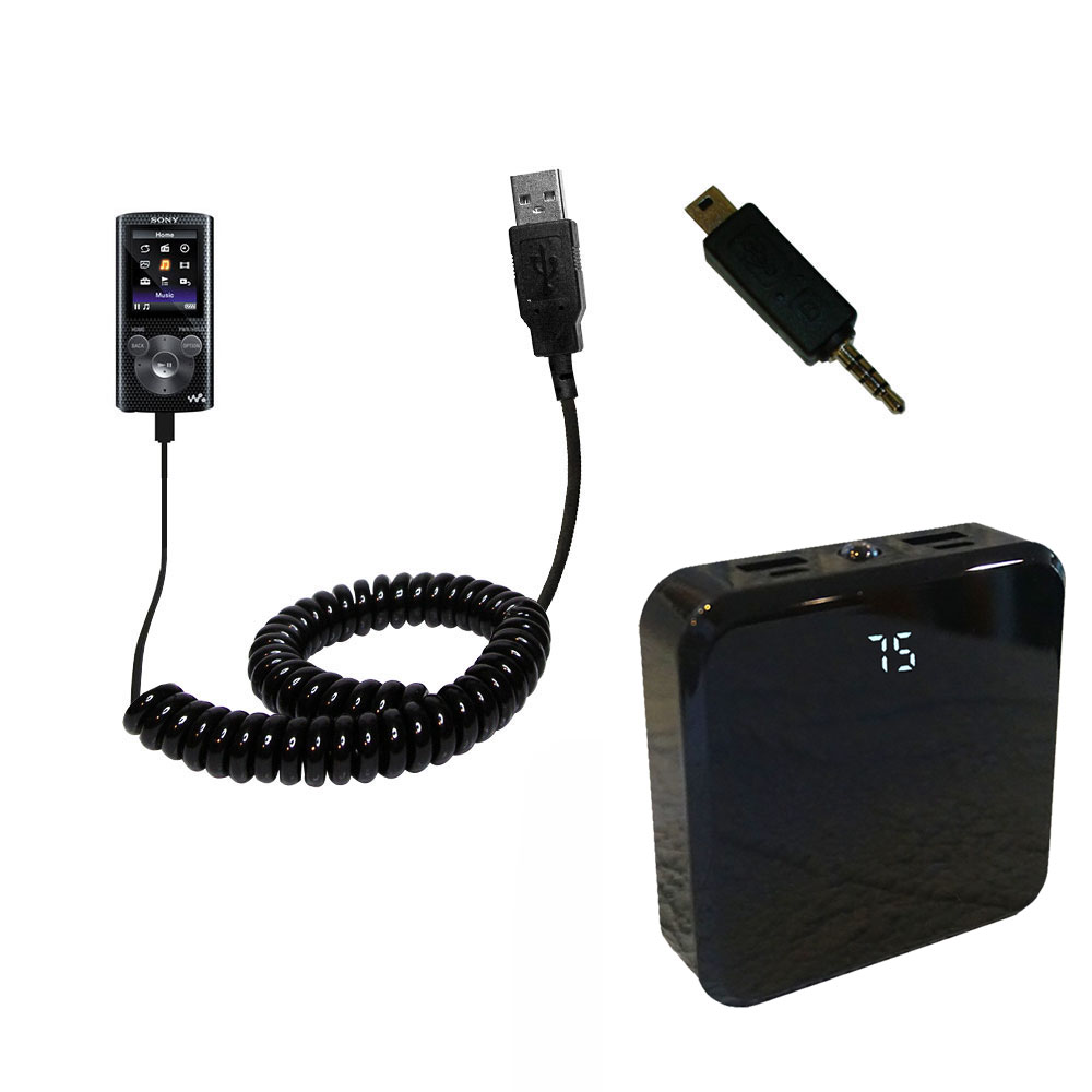 Rechargeable Pack Charger compatible with the Sony NWZ-E383 / NWZ-E384 / NWZ-E385