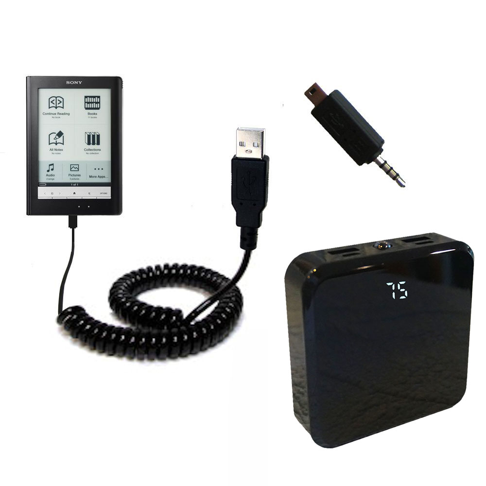 Rechargeable Pack Charger compatible with the Sony PRS-600 Reader Touch Edition