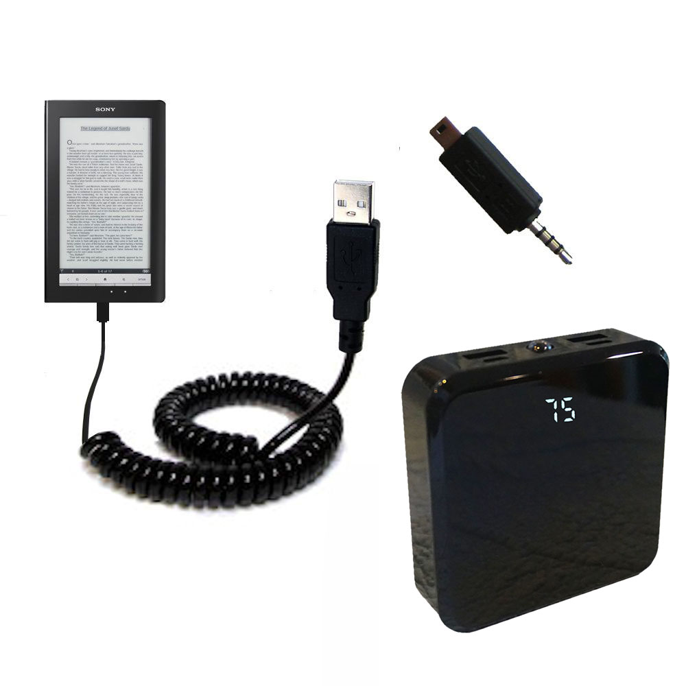 Rechargeable Pack Charger compatible with the Sony PRS-900 Reader Daily Edition
