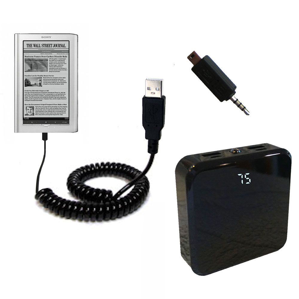 Rechargeable Pack Charger compatible with the Sony PRS950 Reader Daily Edition