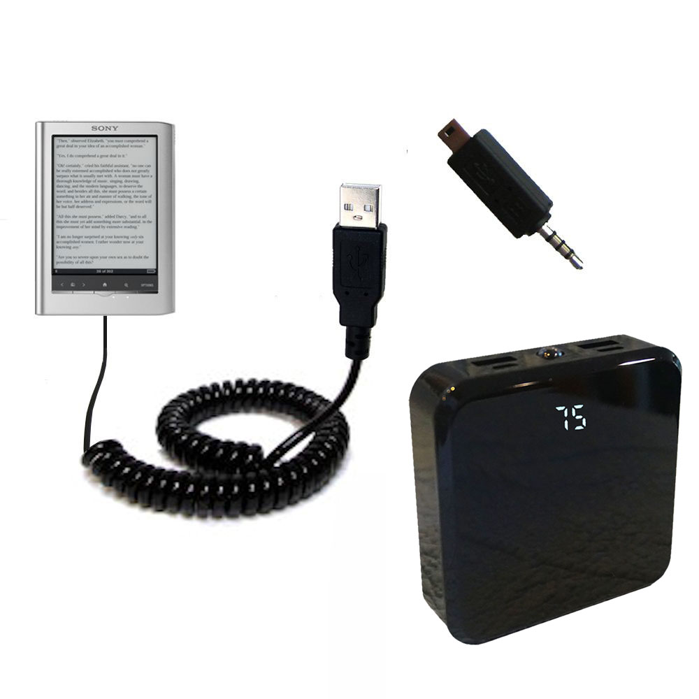 Rechargeable Pack Charger compatible with the Sony Reader PRS-505