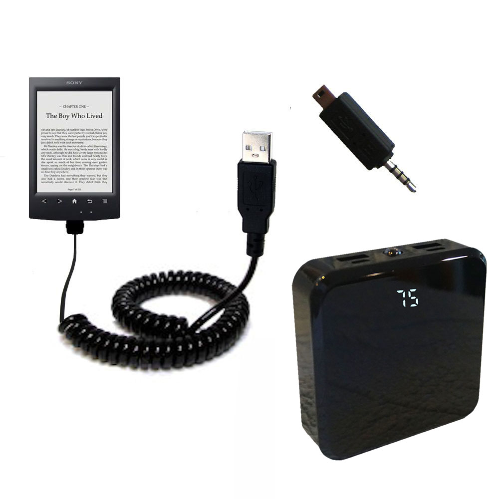 Rechargeable Pack Charger compatible with the Sony Reader PRS-T2