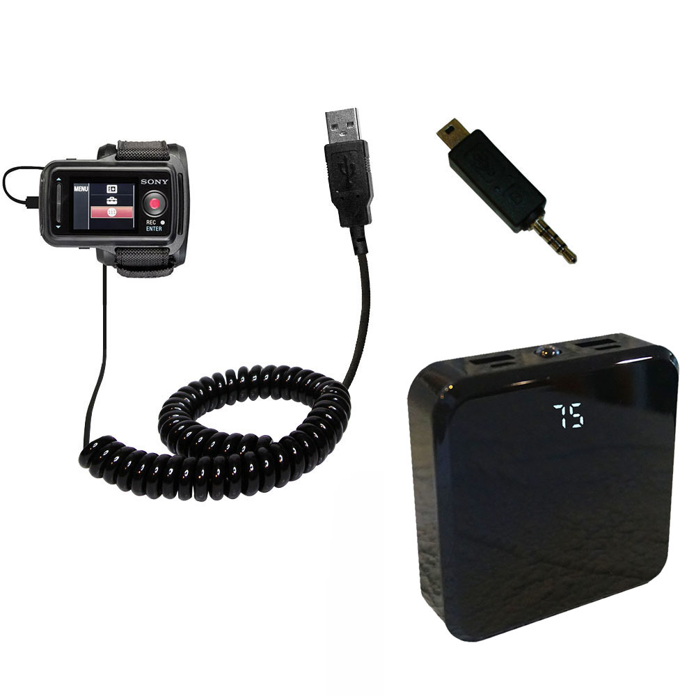 Rechargeable Pack Charger compatible with the Sony RM-LVR2