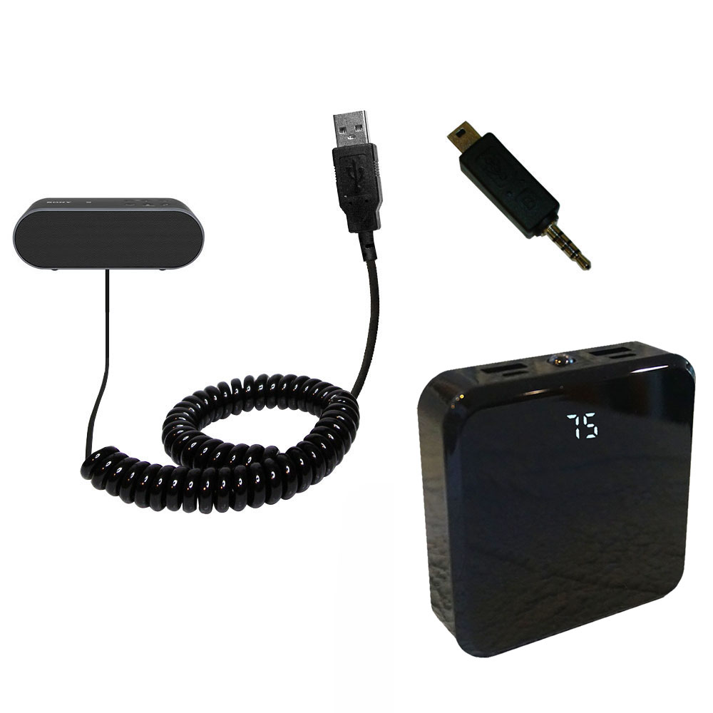 Rechargeable Pack Charger compatible with the Sony SRS-X3 / SRS-X2