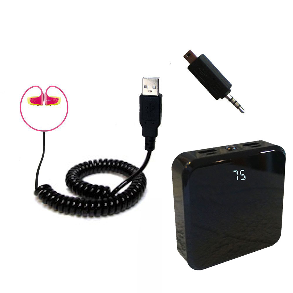 Rechargeable Pack Charger compatible with the Sony Walkman NWZ-W262 W263