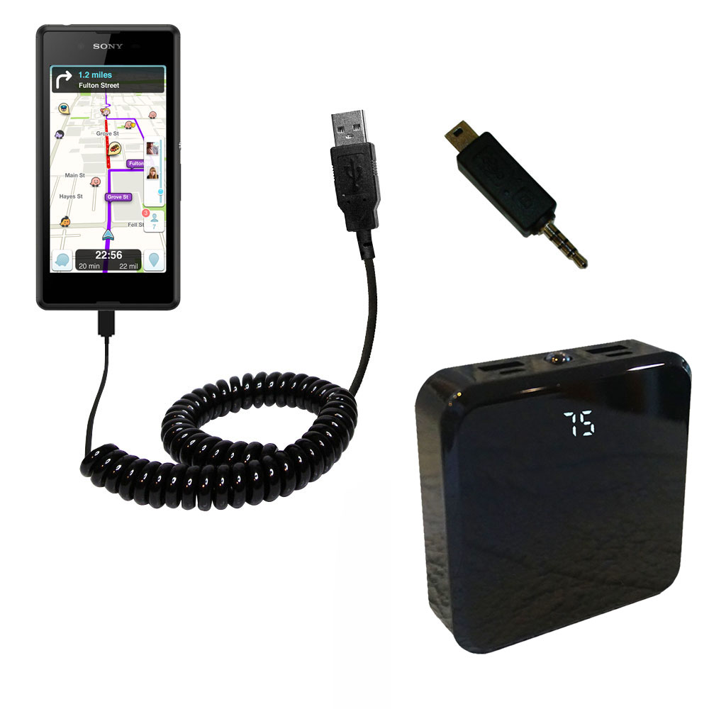 Rechargeable Pack Charger compatible with the Sony Xperia E3