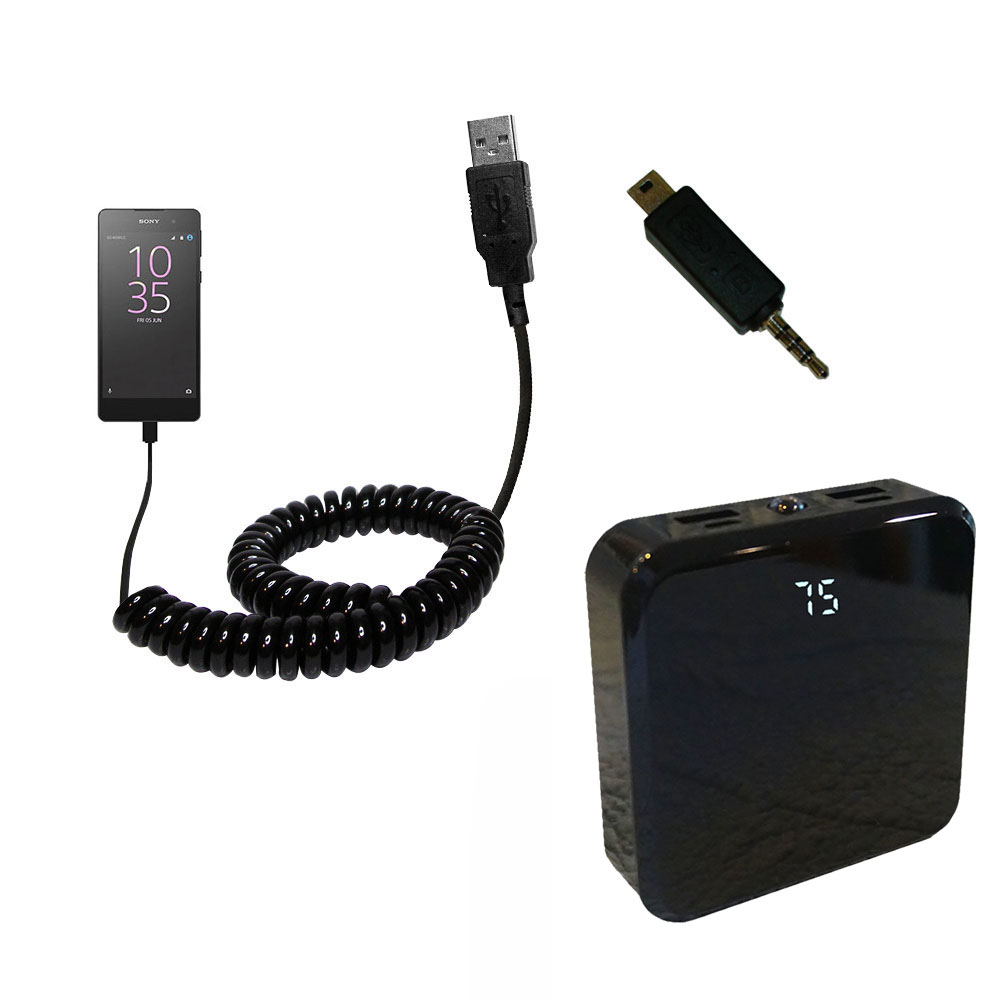 Rechargeable Pack Charger compatible with the Sony Xperia E5