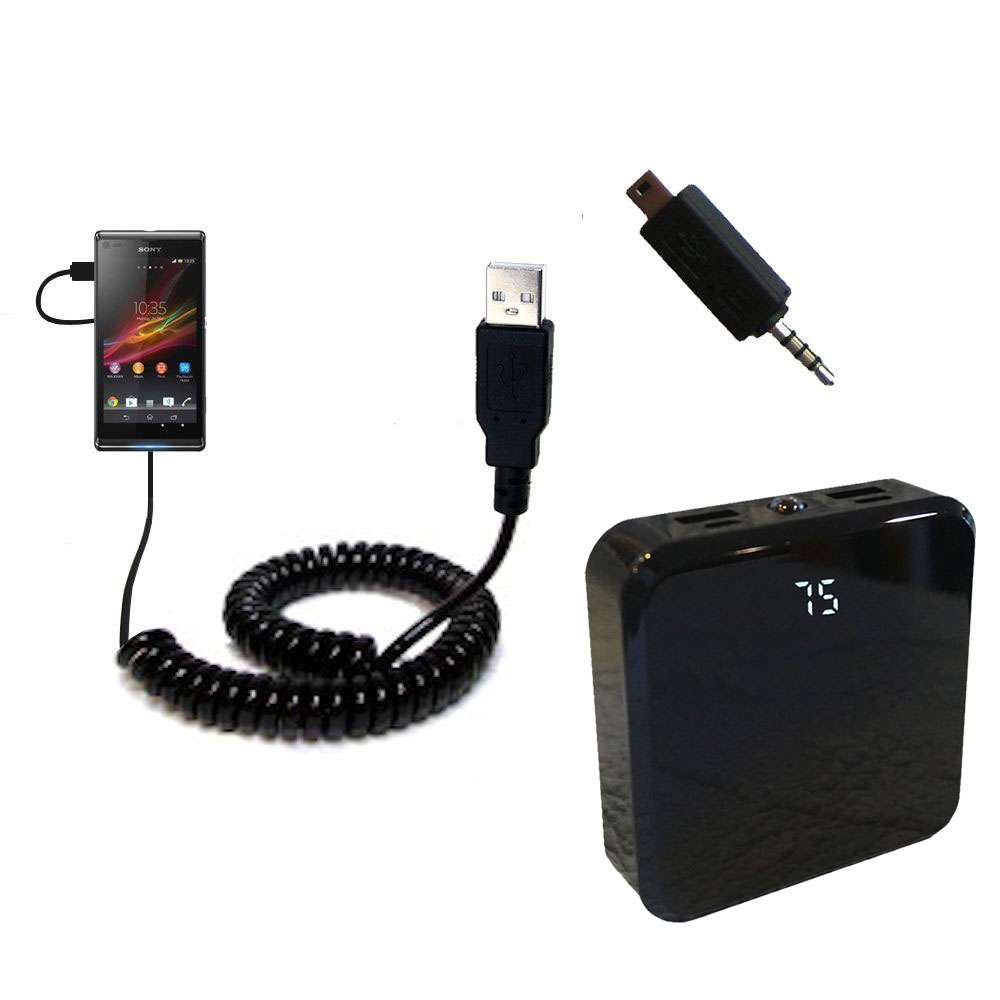 Rechargeable Pack Charger compatible with the Sony Xperia L