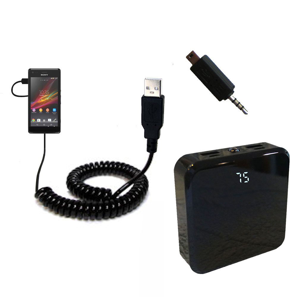 Rechargeable Pack Charger compatible with the Sony Xperia M