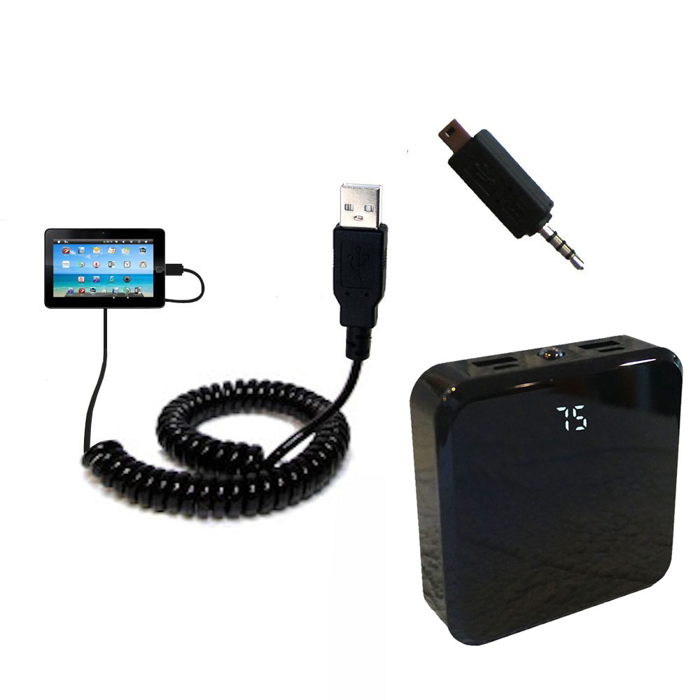 Rechargeable Pack Charger compatible with the Sylvania SYTAB10ST 10 inch Magni Tablet