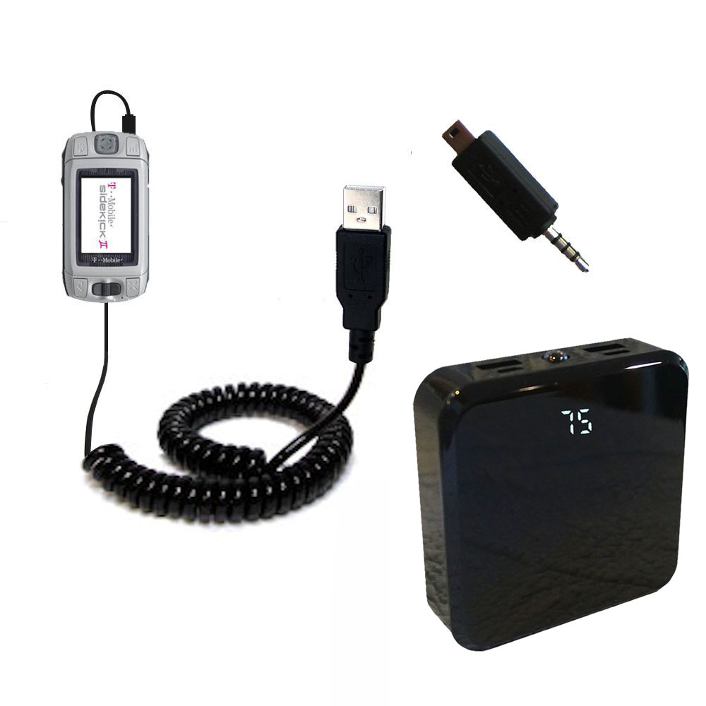 Rechargeable Pack Charger compatible with the T-Mobile Sidekick 3