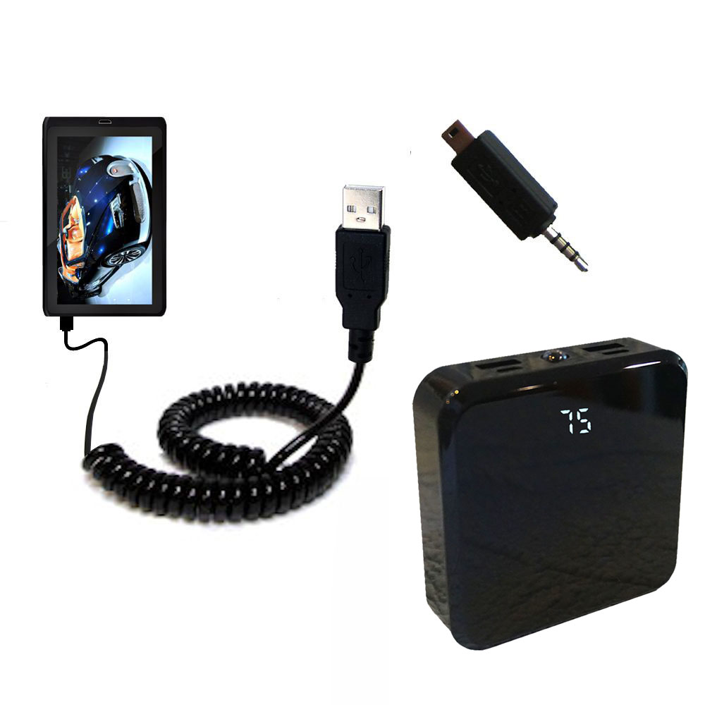 Rechargeable Pack Charger compatible with the Tablet Express Dragon Touch 10.1 inch R10