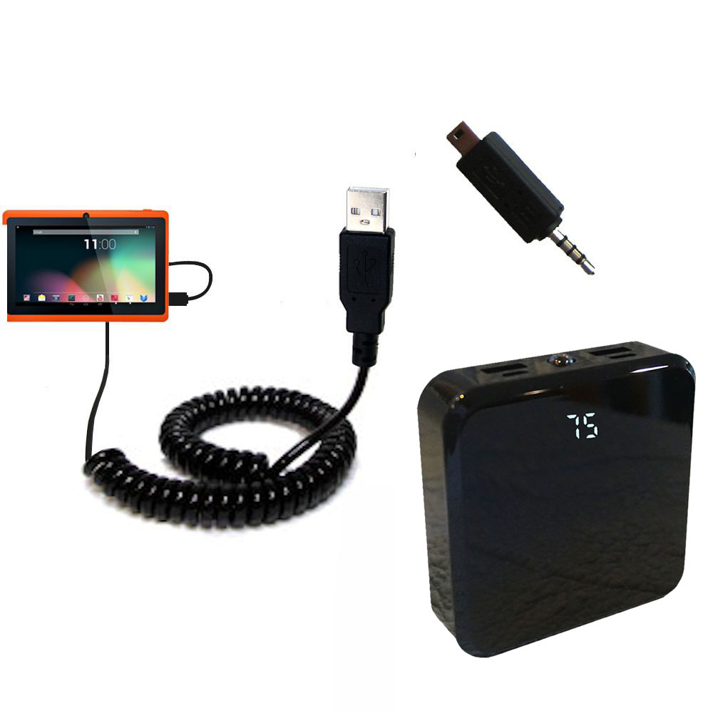 Rechargeable Pack Charger compatible with the Tablet Express Dragon Touch 7 inch Y88 R7