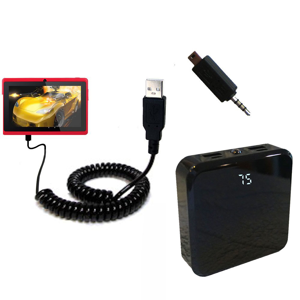 Rechargeable Pack Charger compatible with the Tablet Express Dragon Touch 9 inch A13 MID948B