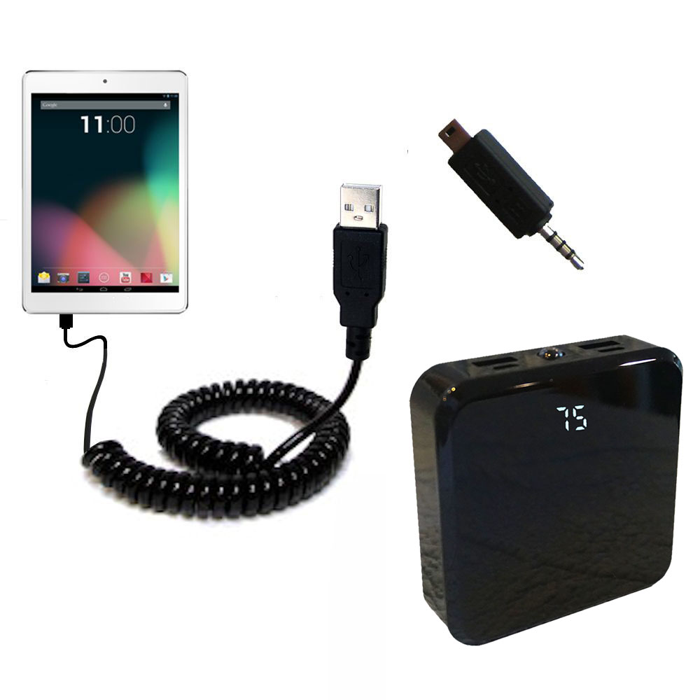 Rechargeable Pack Charger compatible with the Tablet Express Dragon Touch elite mini 7.85 inch R8