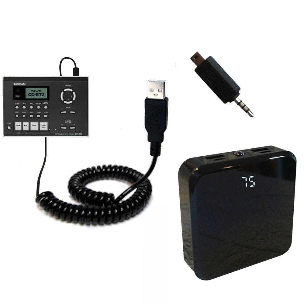 Rechargeable Pack Charger compatible with the Tascam CD-BT2 / CD-GT2 / CD-VT2