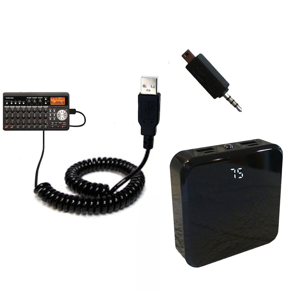 Rechargeable Pack Charger compatible with the Tascam DP-008