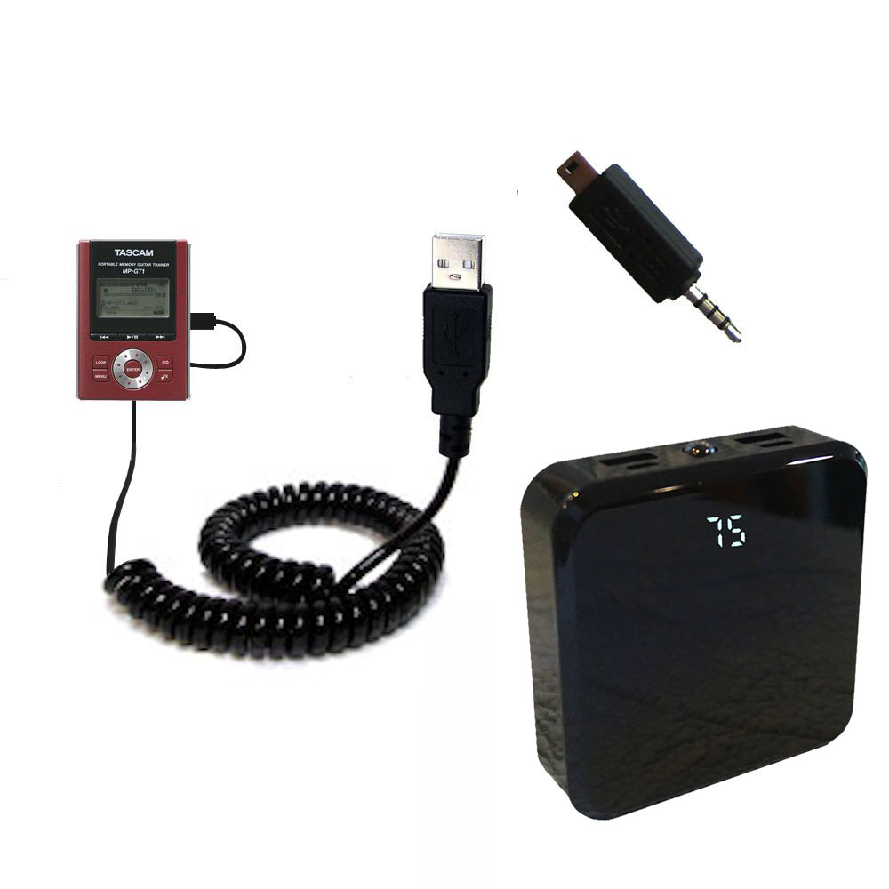 Rechargeable Pack Charger compatible with the Tascam MP-GT1