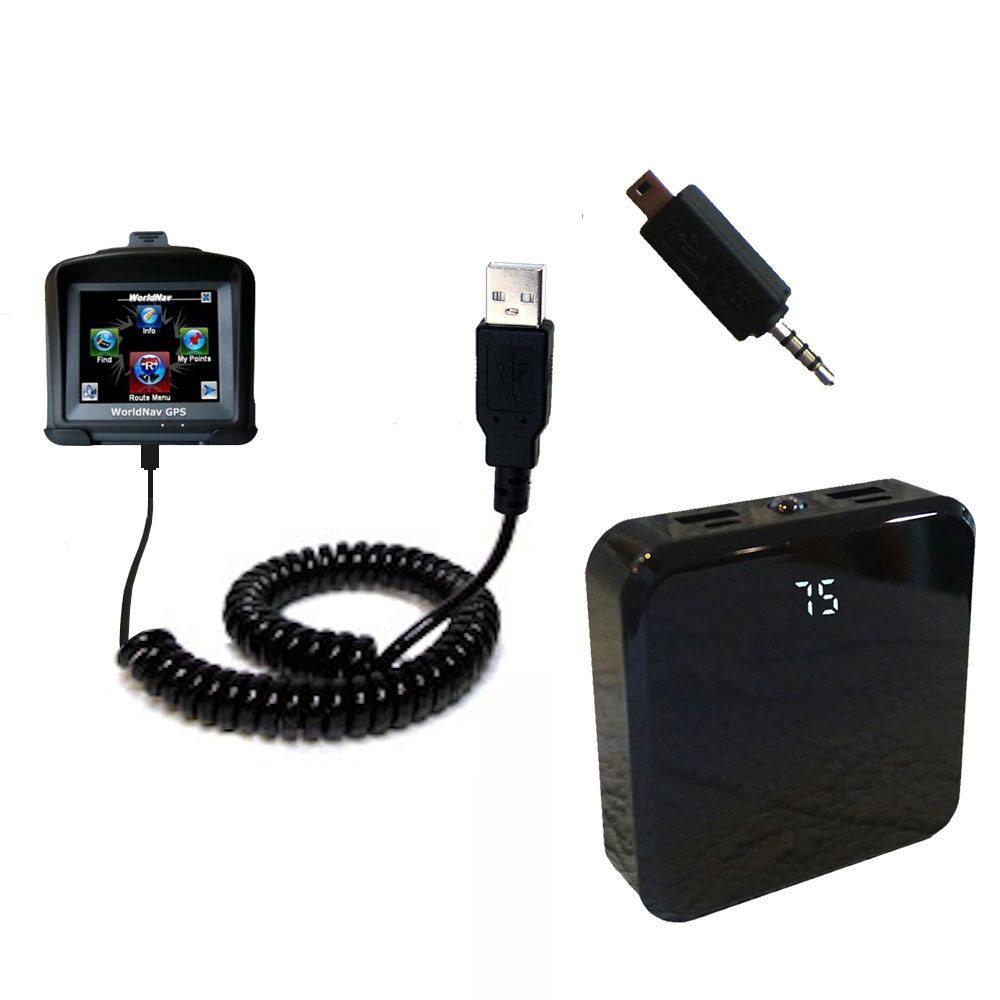 Rechargeable Pack Charger compatible with the Teletype WorldNav 3500