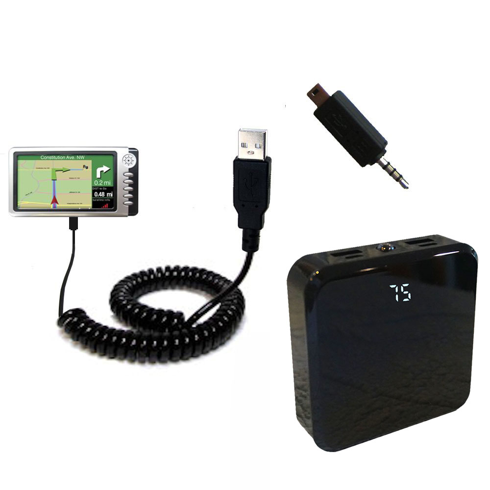 Rechargeable Pack Charger compatible with the Teletype WorldNav 4100