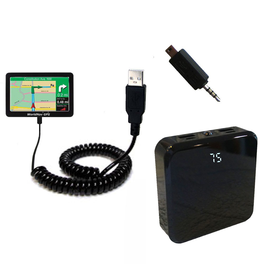 Rechargeable Pack Charger compatible with the Teletype WorldNav 5100
