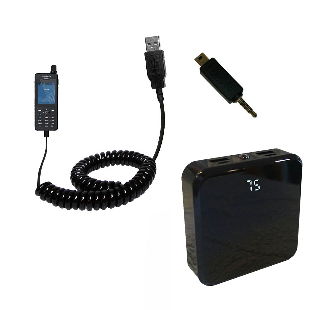Rechargeable Pack Charger compatible with the Thuraya XT