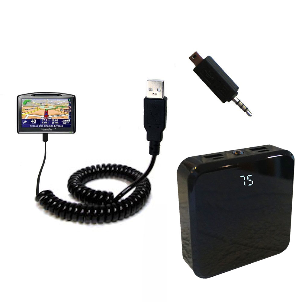 Rechargeable Pack Charger compatible with the TomTom GO 630