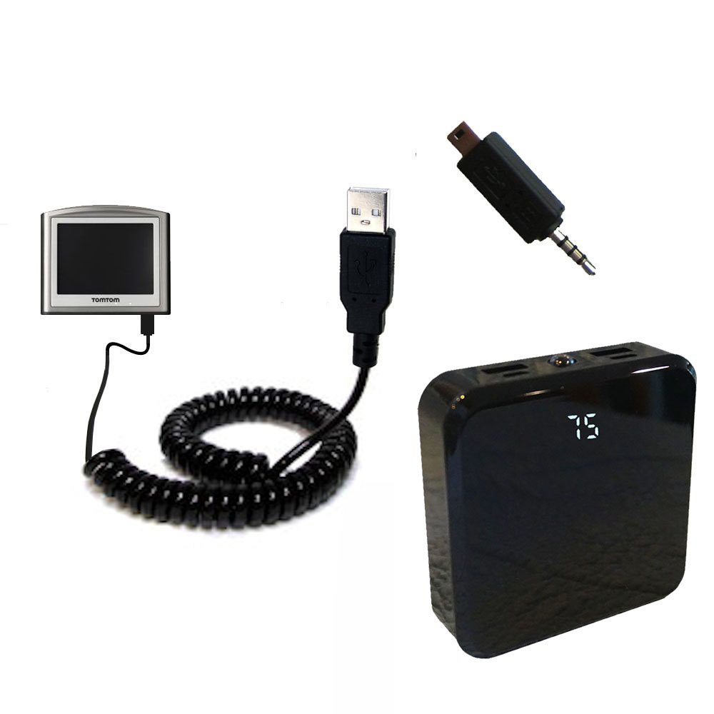 Rechargeable Pack Charger compatible with the TomTom ONE 3rd