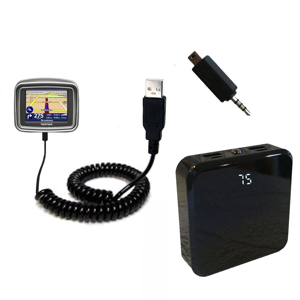 Rechargeable Pack Charger compatible with the TomTom RIDER 2nd edition