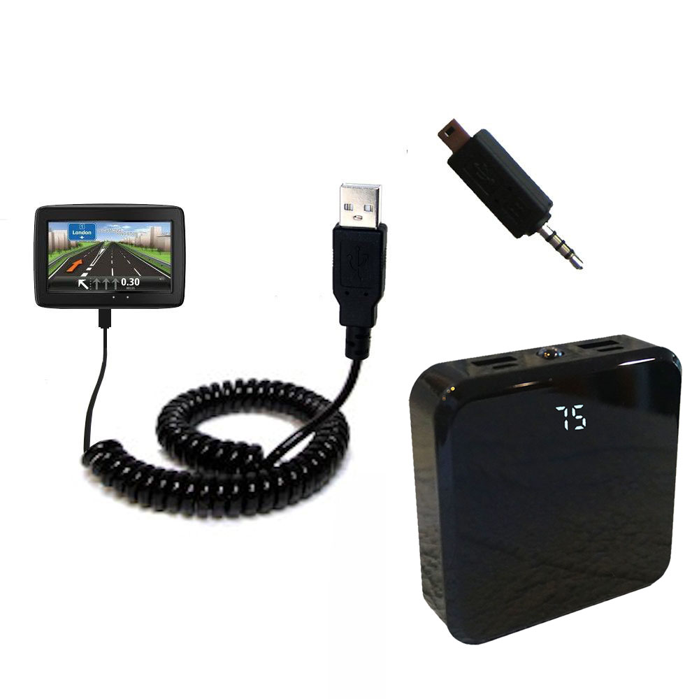 Rechargeable Pack Charger compatible with the TomTom Start Europe