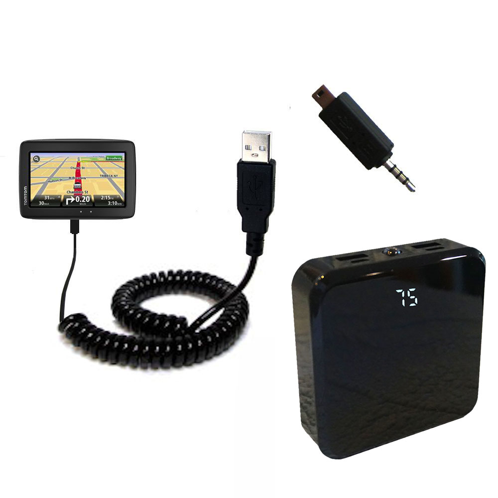 Rechargeable Pack Charger compatible with the TomTom VIA 1500