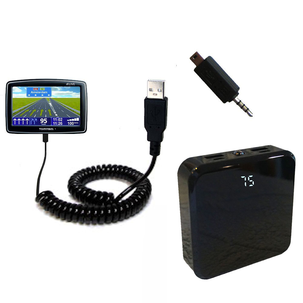 Rechargeable Pack Charger compatible with the TomTom XL Live IQ Routes