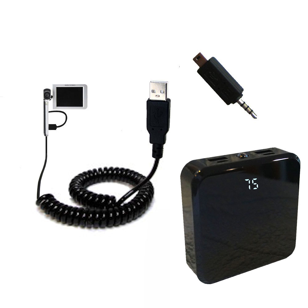 Rechargeable Pack Charger compatible with the Toshiba Camileo S20 HD Camcorder