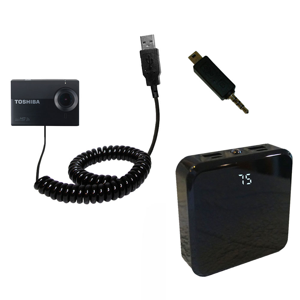 Rechargeable Pack Charger compatible with the Toshiba Camille X-Sports