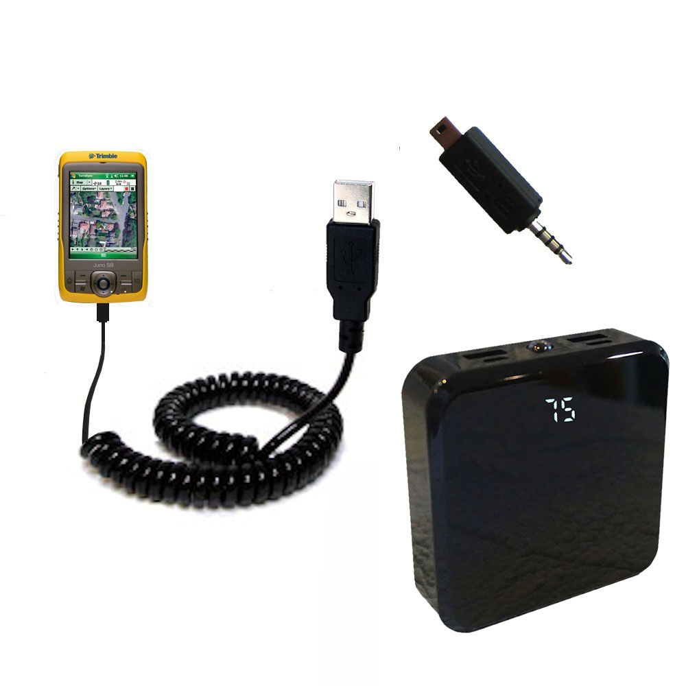 Rechargeable Pack Charger compatible with the Trimble Juno SB