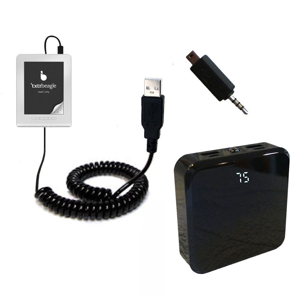 Rechargeable Pack Charger compatible with the txtr GmbH txtr reader